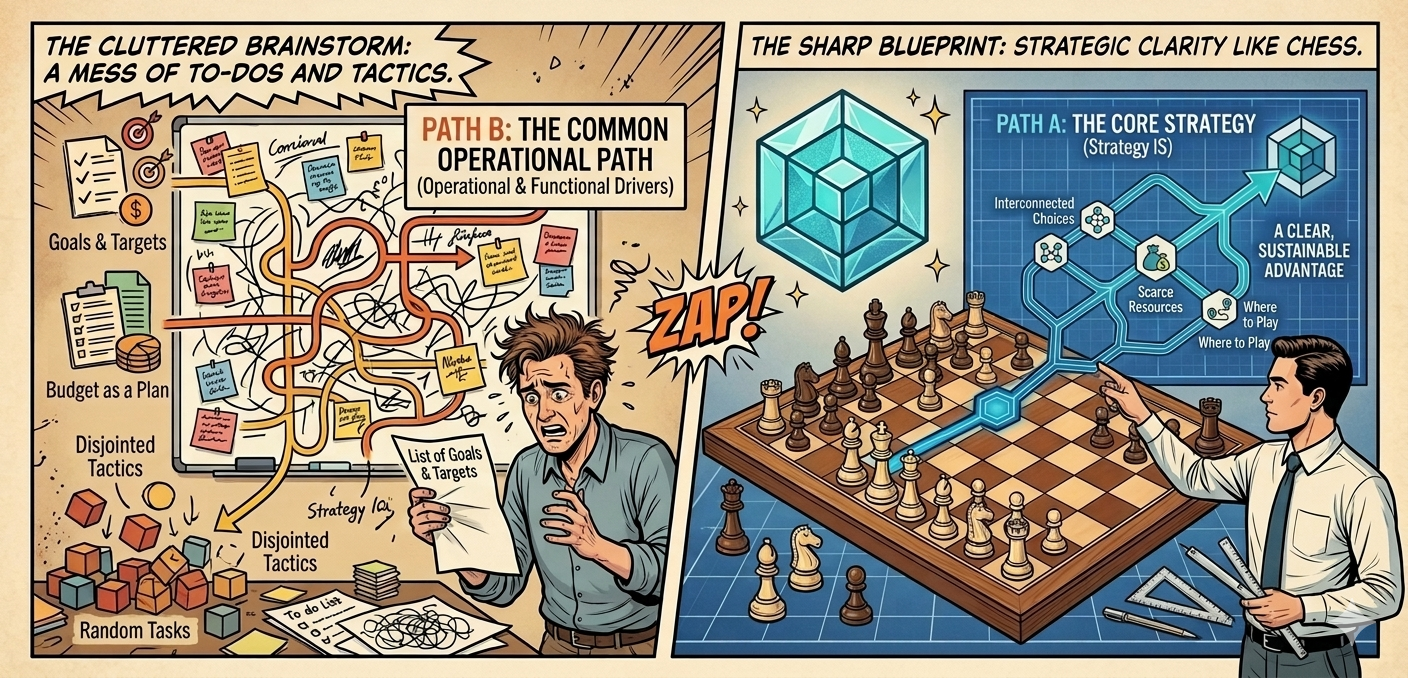 Strategy Isn’t a Plan. It’s How You Win.